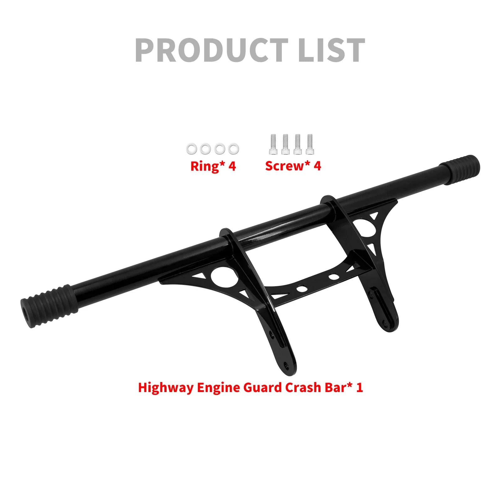 Motorcycle Front Crash Bar Highway Engine Guard Steel Falling Protection For Harley Sportster XL 883 1200 Iron 48 Roadster 04-22