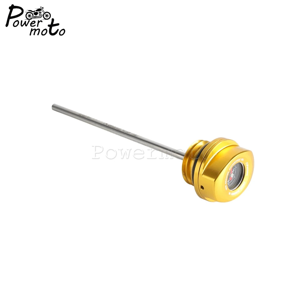 Motorcycle Oil Dipstick For Harley Touring Engine Oil Thermometer Gauge Road Glide FLTRX ST CVO FLTRXSTSE 2024 FLTRXSE 2023-2024