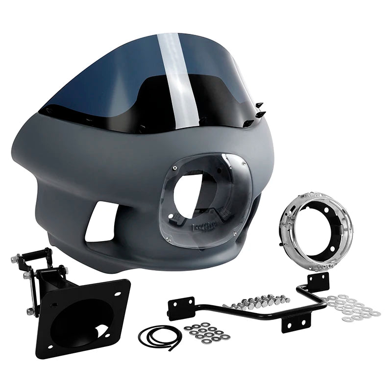 7" Headlight Front Upper Fairing Mount Fit For Harley Softail Street Bob Low Rider FXBB FXLR 2018-2024 2023