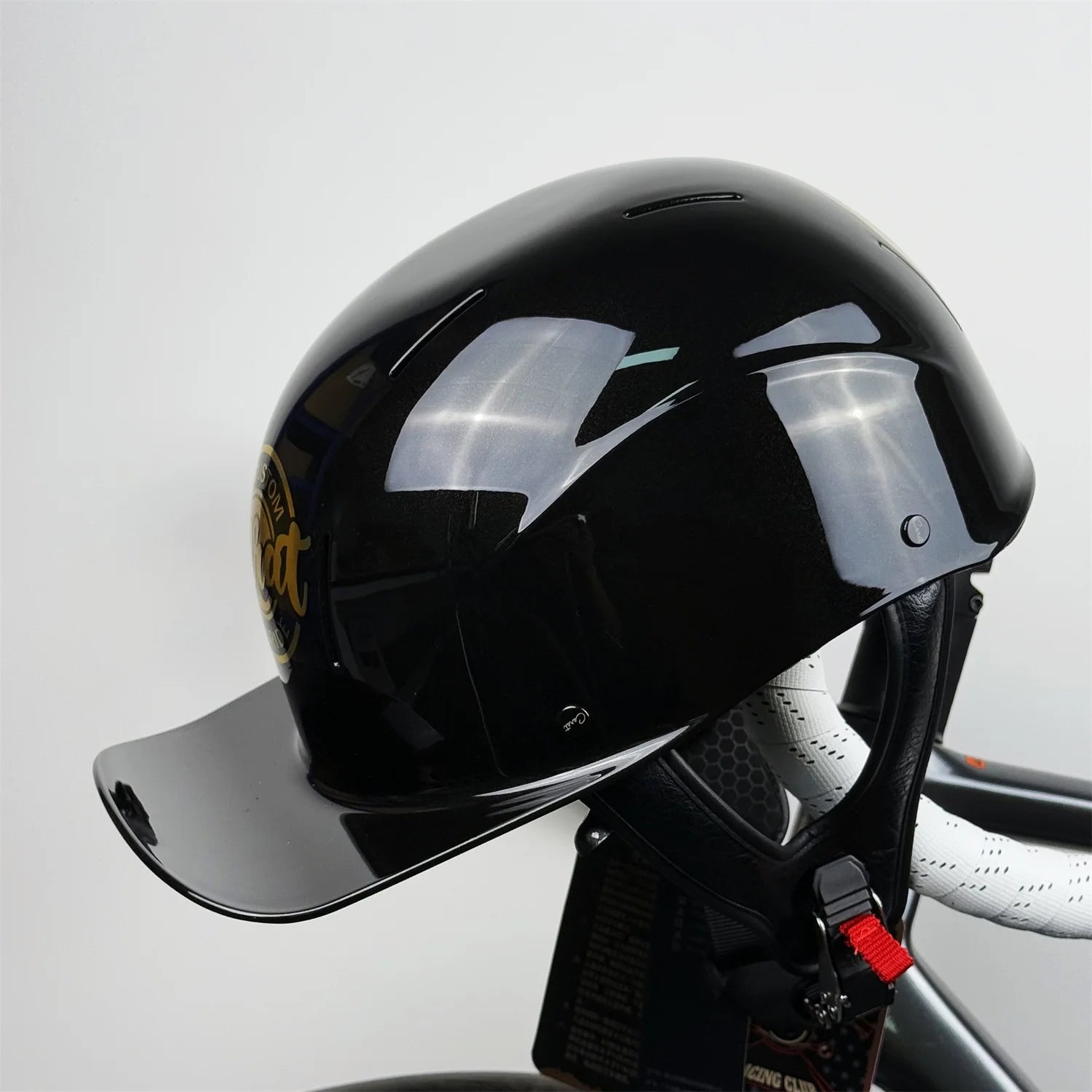 Motorcycle Half Helmet Baseball Cap Half Face Helmet Anti-UV Safety Hard Hat Helmet Motorcycle for Mens