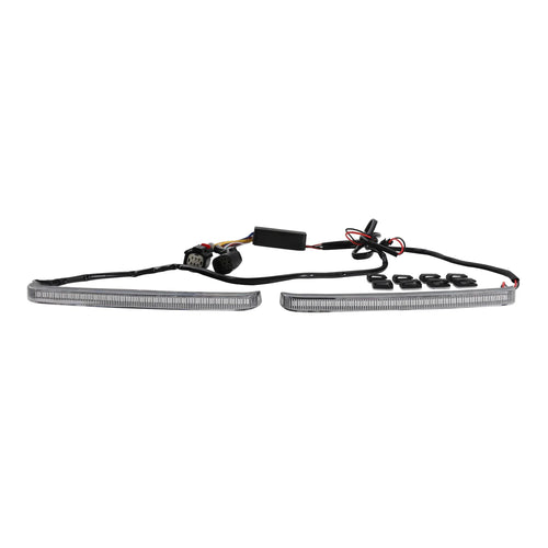 Motorcycle LED Saddlebag Brake Flowing Turn Signal Running Accent