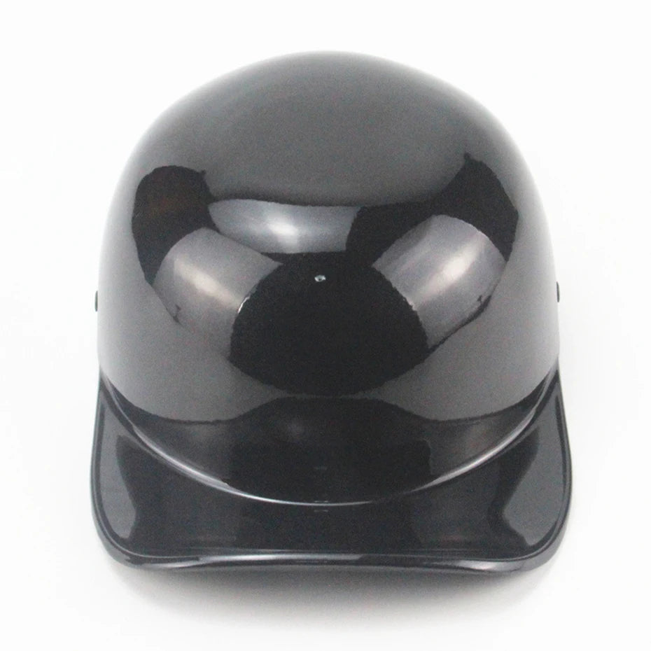 New Baseball Cap Helmet Motorcycle Vintage Retro Helmets Biker Hip-Hop Open Face Scooter Cruiser Chopper Gangster DS Men Women
