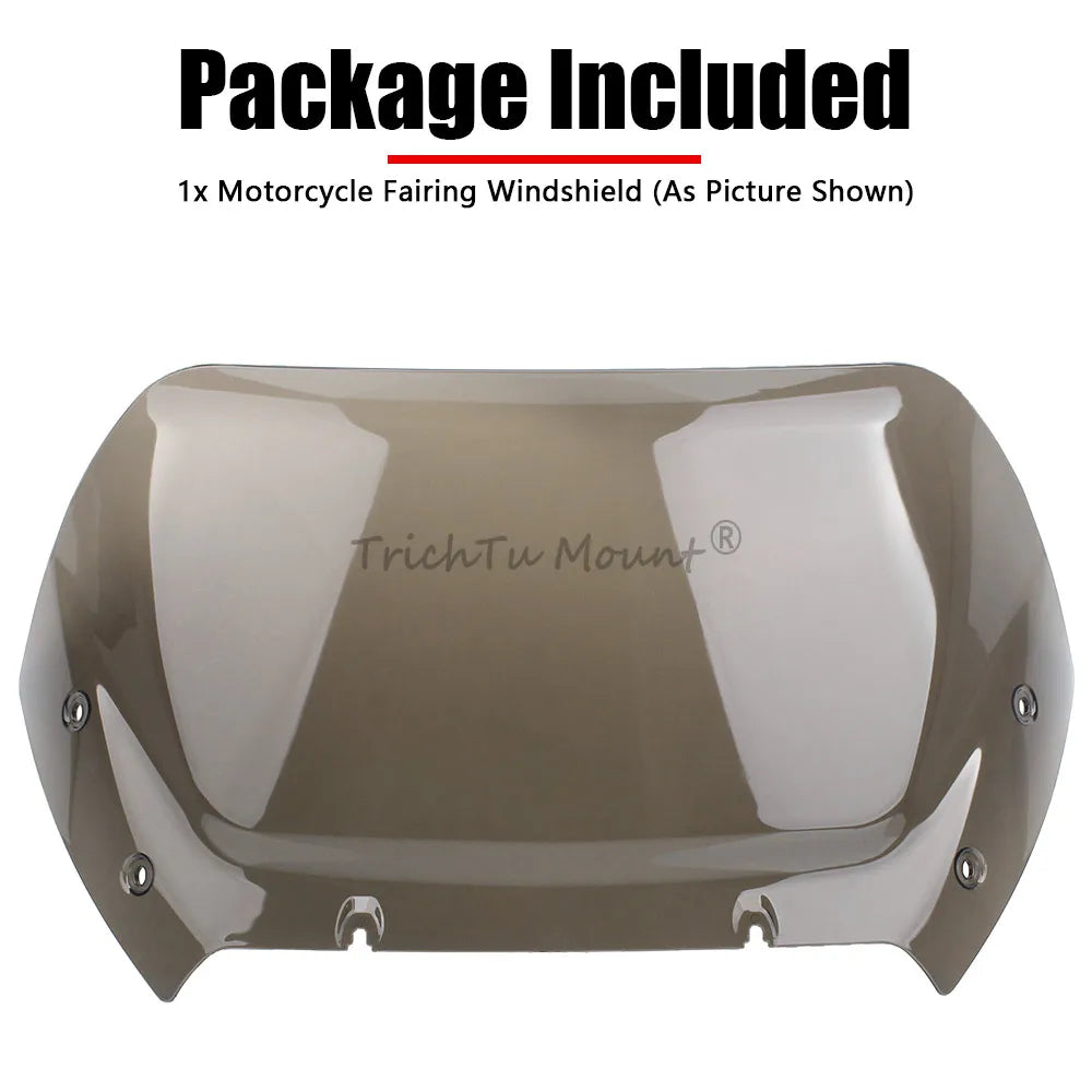 For Harley Touring Road Glide CVO FLTRX FLTRXSE 2023 2024 Motorcycle Front Upper Fairing Windshield Windscreen Wind Deflectors