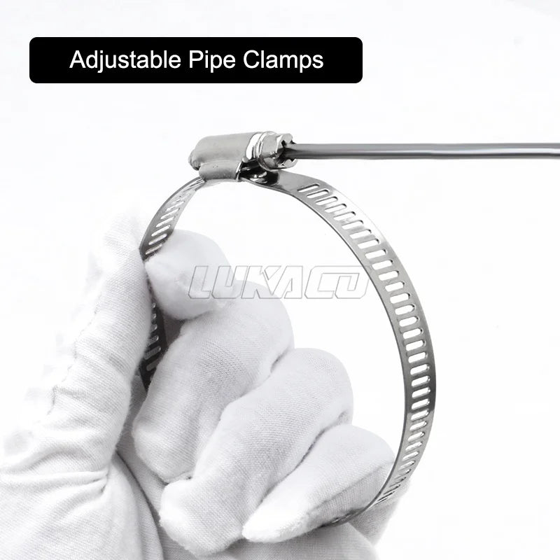 Motorcycle Universal Exhaust Pipe Heat Shield Cover Muffler Protector Guard Accessories For Harley Honda Yamaha Custom