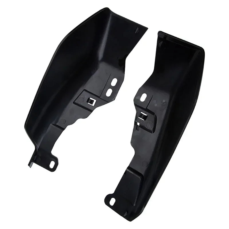 Fit Harley Road Glide 2017 2018 2019 Motorcycle Air Deflector Gloss Black Chrome Heat Shield Anti-scald ABS Plastic Left&Right
