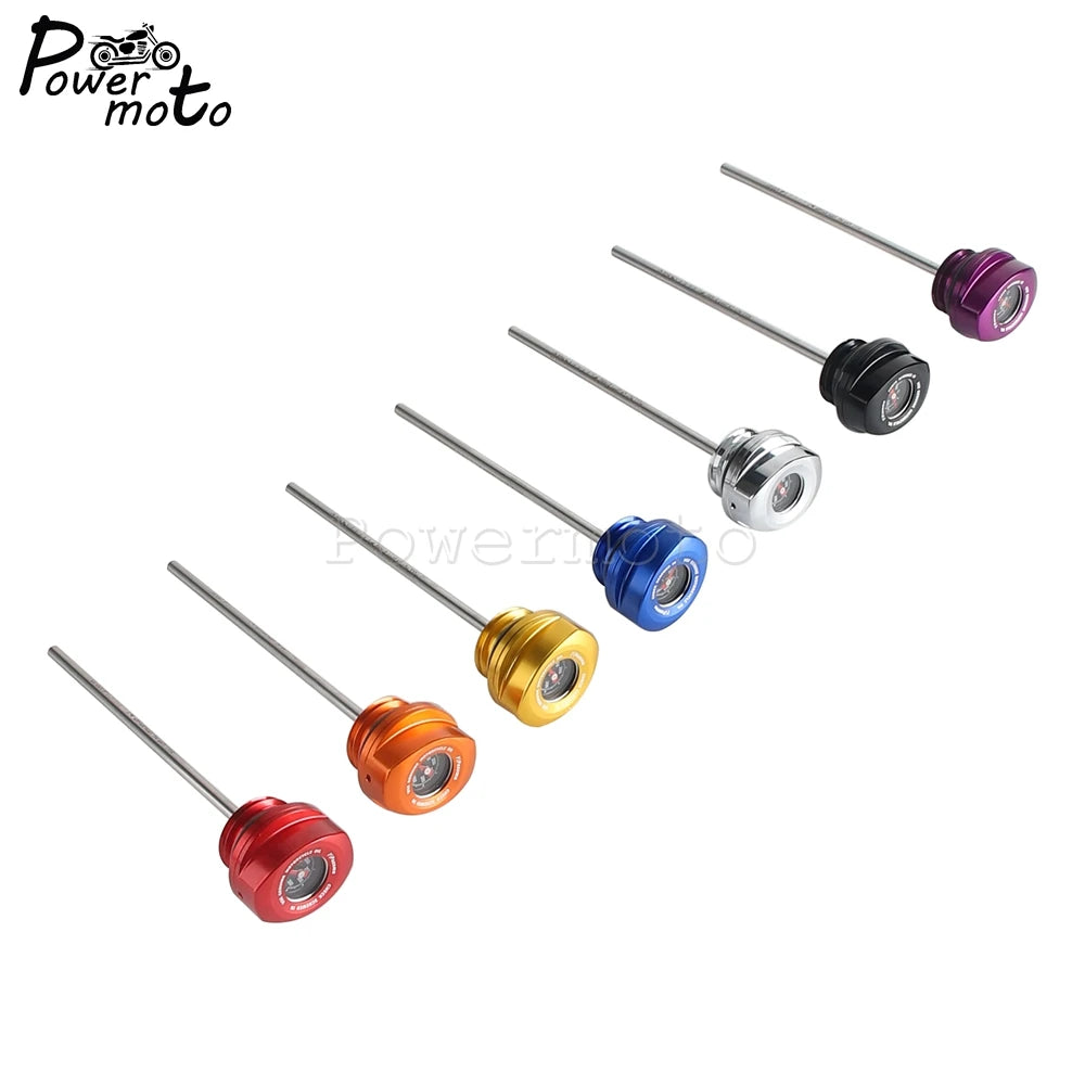 Motorcycle Oil Dipstick For Harley Touring Engine Oil Thermometer Gauge Road Glide FLTRX ST CVO FLTRXSTSE 2024 FLTRXSE 2023-2024
