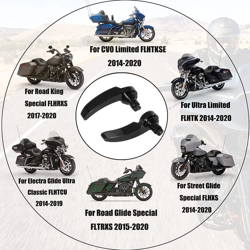 Motorcycle Saddle Bag Lifter Saddlebag Latch Kit For Harley Davidson Touring Street Glide Electra Glide Road King 2014-2024