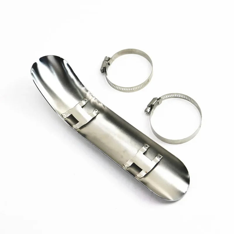 Curve Exhaust Heat Shield Guard for Harley Honda Kawasaki Suzuki Yamaha VN VT XL