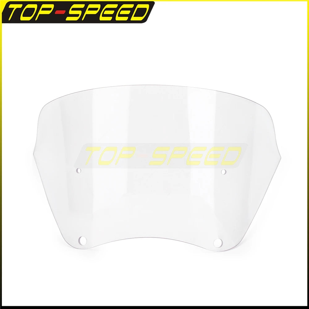 Replacement Headlight Fairing Windscreen Motorcycle Club Style Fairing Windshield Deflector for Harley Dyna 9inch 12inch 15inch
