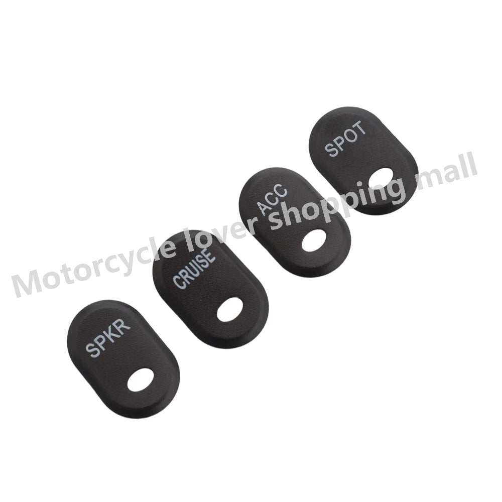 Motorcycle Brushed Panel Hand Control Switch Cover Button Cap For Harley Davidson Road Glide Electra Glide FLHT FLTR FLHX FLHTC