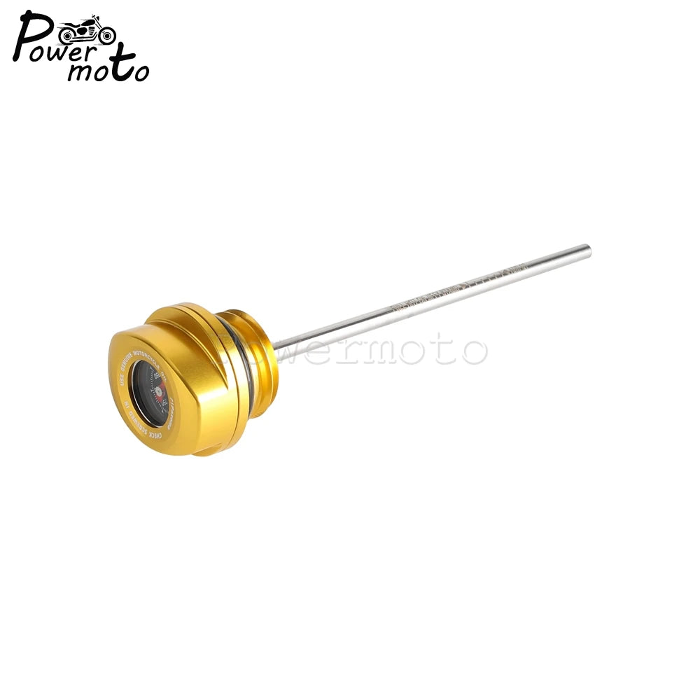 Motorcycle Oil Dipstick For Harley Touring Engine Oil Thermometer Gauge Road Glide FLTRX ST CVO FLTRXSTSE 2024 FLTRXSE 2023-2024