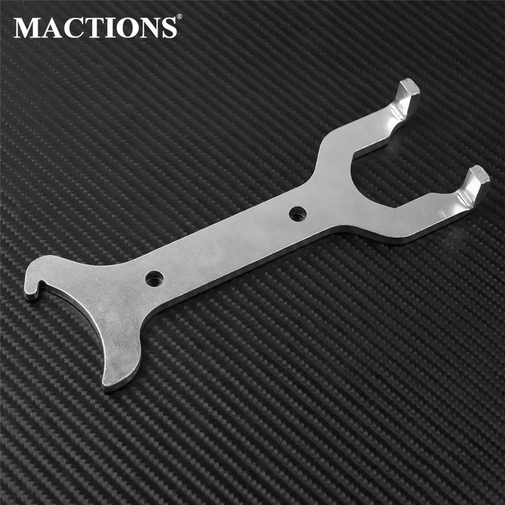 Rear Shock Spanner Motorcycle Adjustment Wrench Tool For Harley Sportster XL883 1200 Touring Road King FLHR Dyna FXD Softail FLS