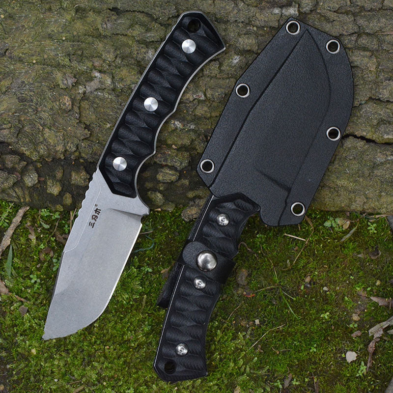 Outdoor Straight Knife Tactical Camping Hunting Knife-2
