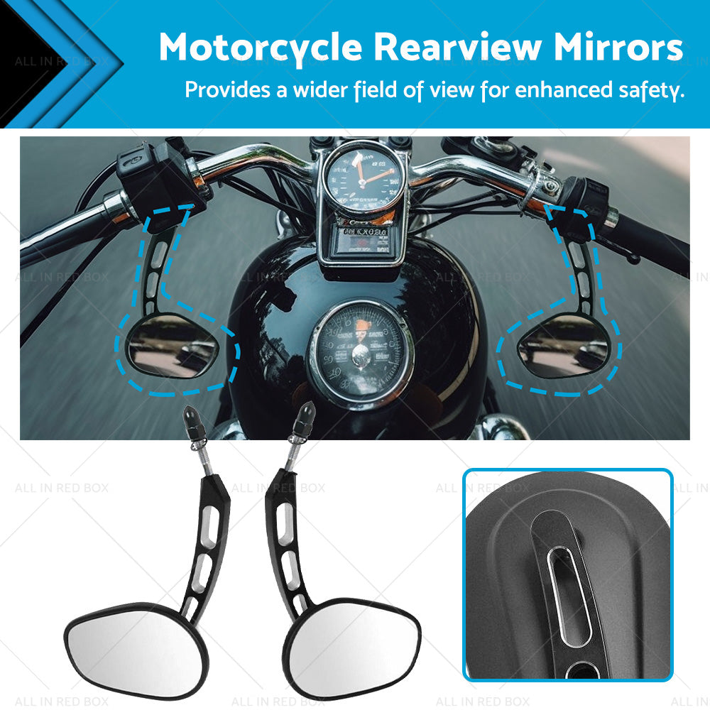 Motorcycle Rearview Mirrors Suitable For Harley Davidson Electra Glide Dyna-0