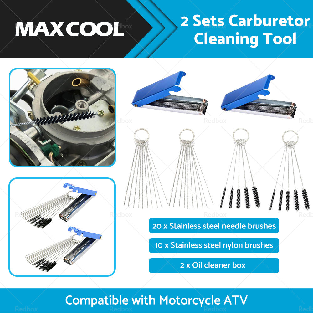 Carburetor Carb Jet Cleaning Tool Wire Brush Cleaner For Motorcycle ATV W  Brush-2