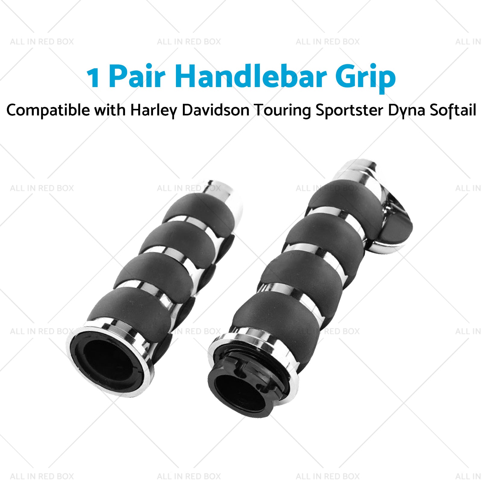 Handlebar Hand Grips Suitable For Harley Davidson Touring Sportster Dyna Softail-3