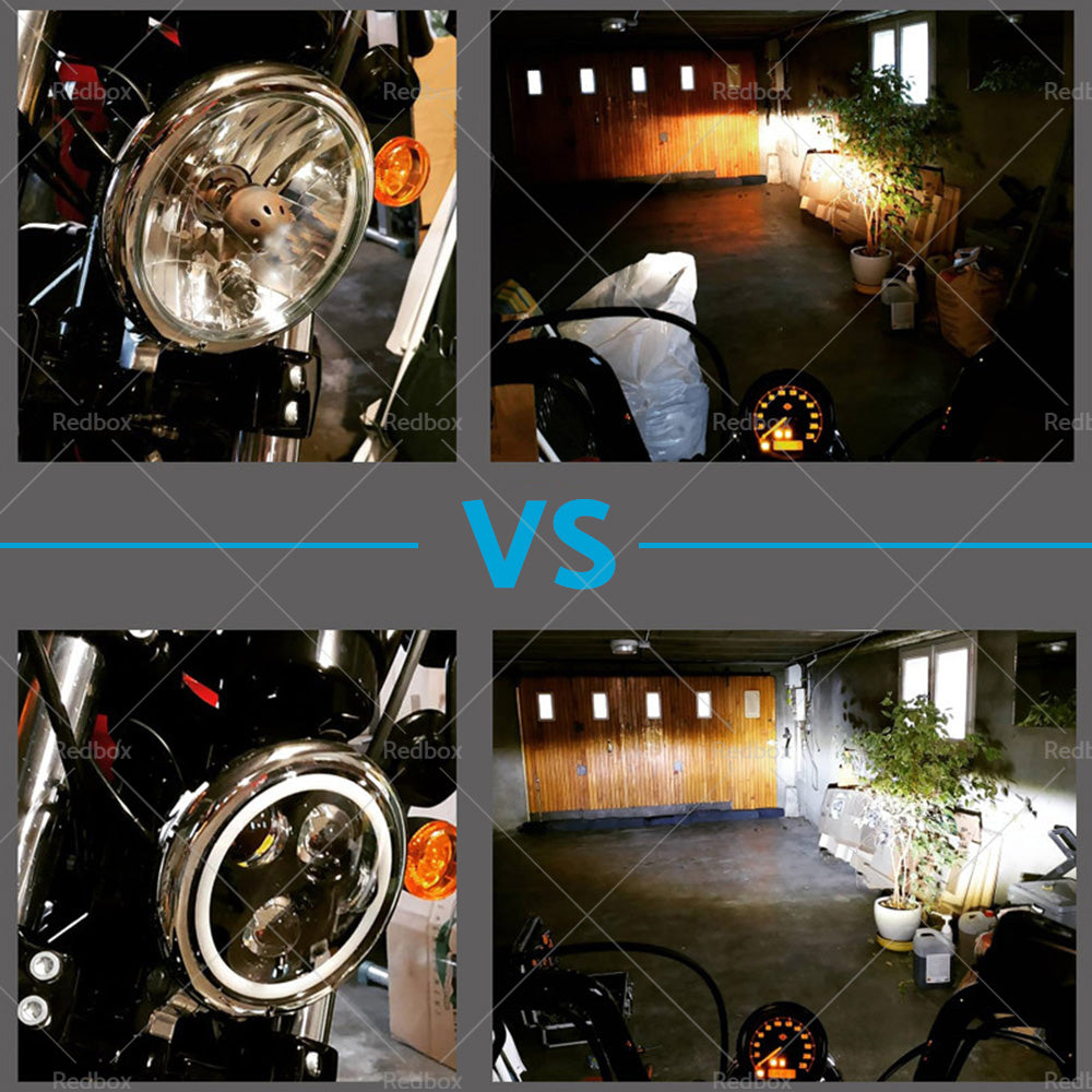 Suitable For Harley Davidson Street XG500 Softails Dyna LED Motorcycle Headlight-4